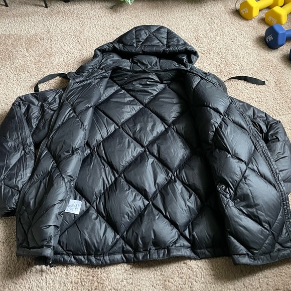 Eddie Bauer Black Cirruslite Skylighter Down Hoodie Jacket - Picture 4 of 11